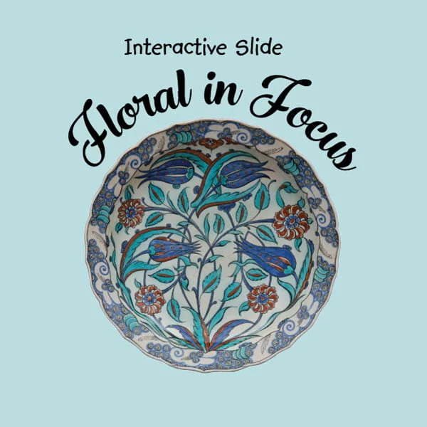 Education IAMM - Floral in Focus Iznik Plate